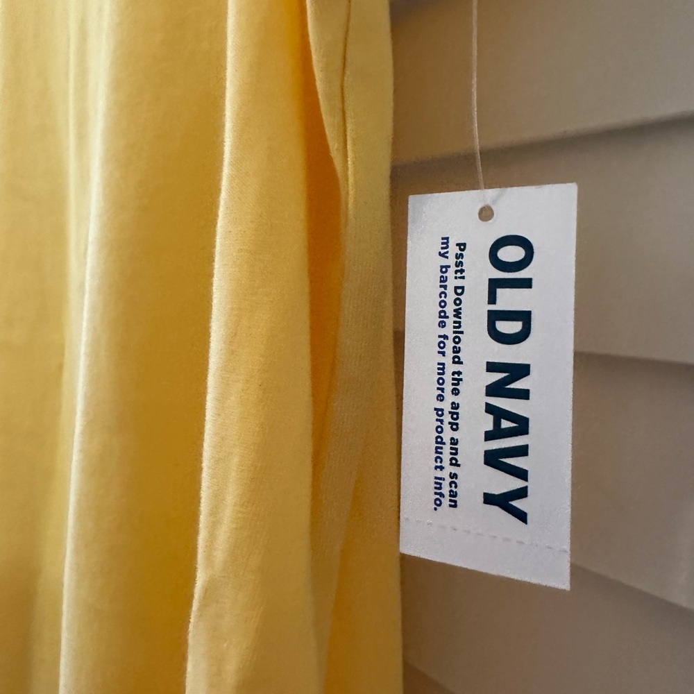 Old Navy Yellow Midi Dress - Picture 3 of 5